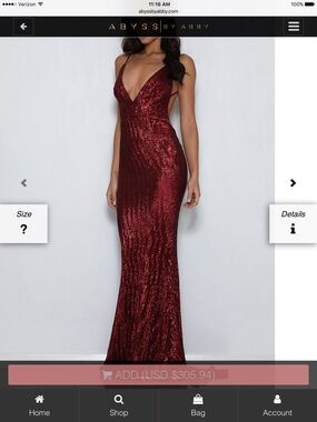 NWT Abyss Jilah sequined long dress